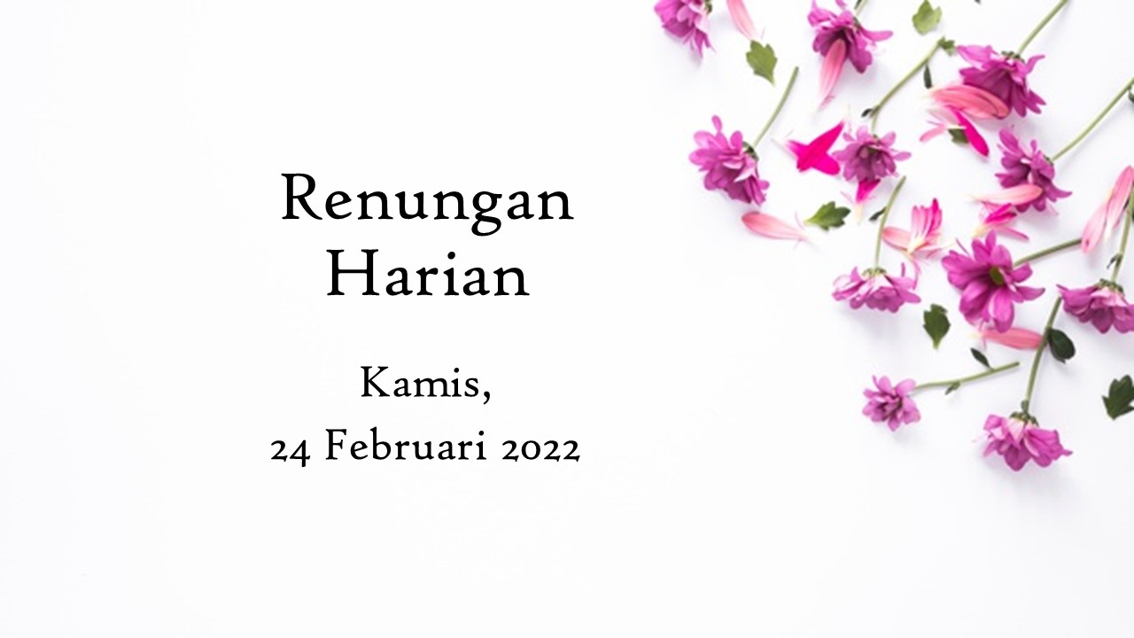 renungan harian hari ini