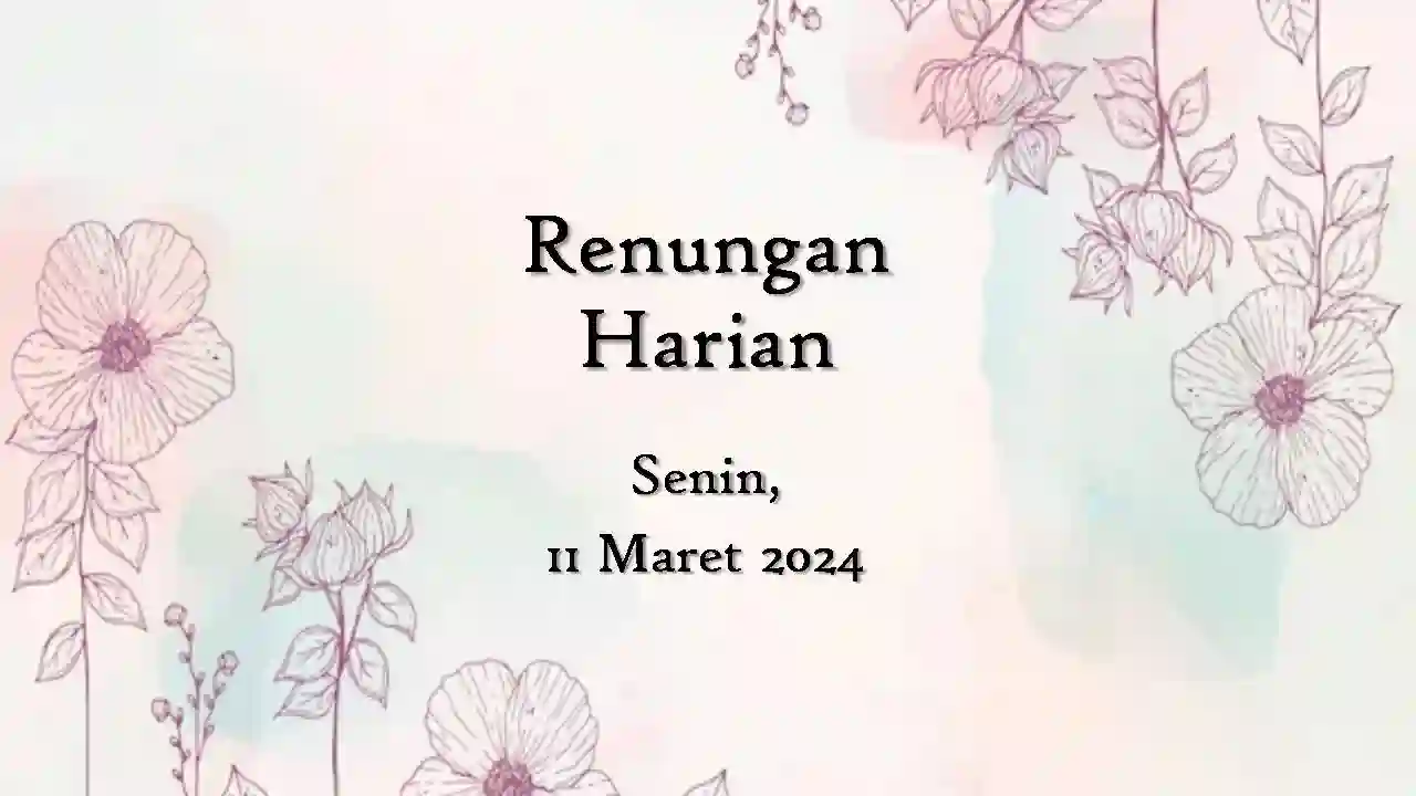 renungan harian hari ini