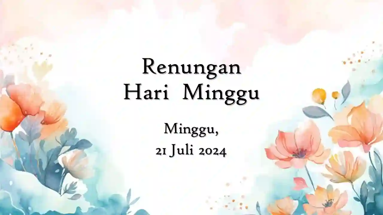renungan harian hari ini